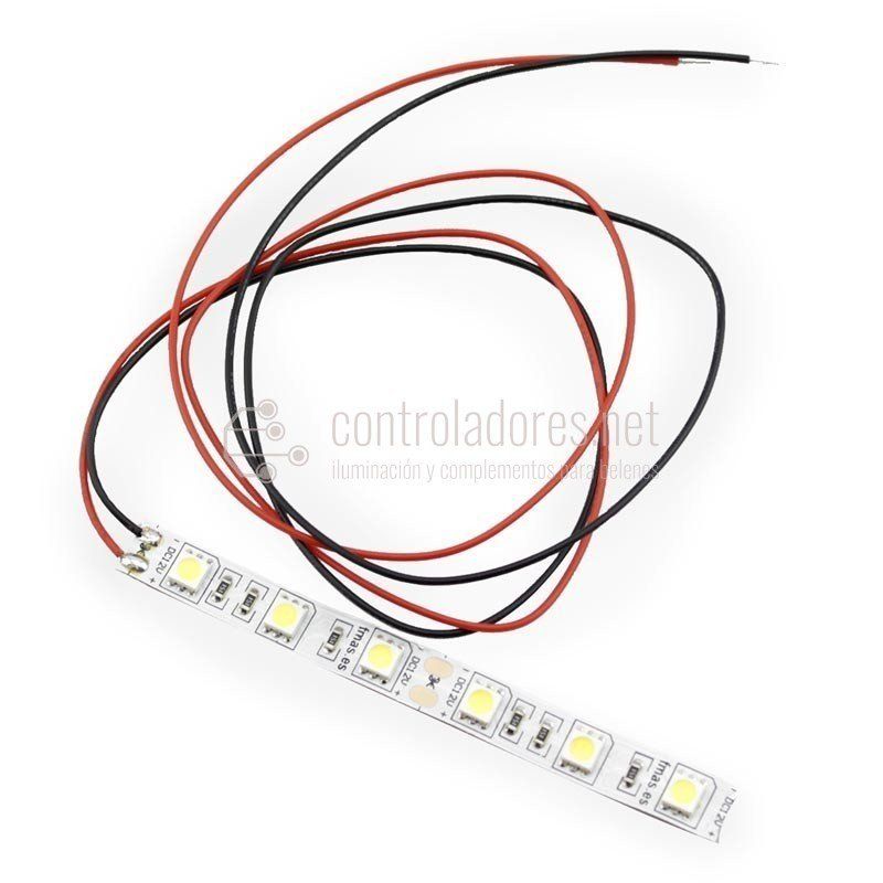 Ondas adoptar gatear Tira LED (10cm) Blanco natural 1.44W 12V - FMAS Automatización